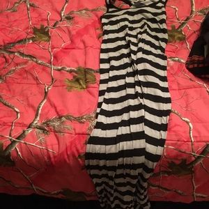 Striped long Maxie dress